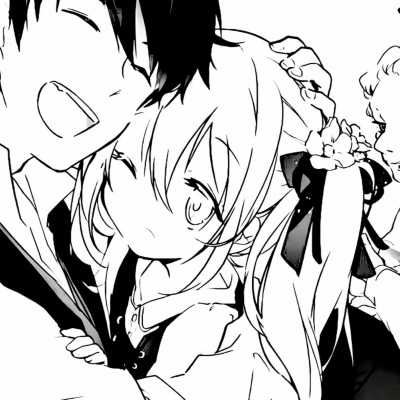 最近超火黑白动漫情头_情头2022新款动漫黑白