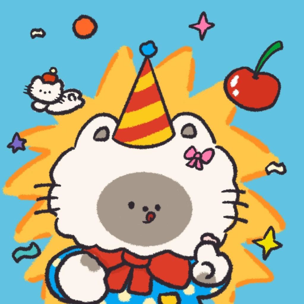 生日快乐动物图片_小动物的头像