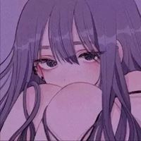 仙气紫色森系女生头像 森女系头像小清新