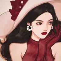 高清手绘头像女生简约文艺 简约头像女生手绘可爱图片大全