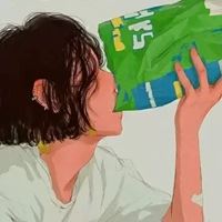 日系原宿风动漫女生头像 复古风手绘头像女