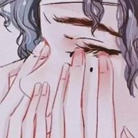 日系原宿风动漫女生头像 复古风手绘头像女