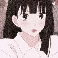 日系原宿风动漫女生头像 复古风手绘头像女