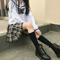 单人女生头像真人校服不露脸-女生头像真人学生装
