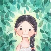 水彩美女头像_水彩头像女生唯美图片