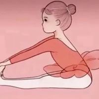 瑜伽女孩卡通头像_瑜伽动漫头像图片大全小女孩
