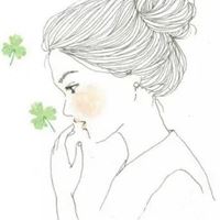 可爱素描图片萌女孩头像 头像可爱萌小女孩绘画