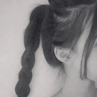 辫子女孩头像背影 辫子女孩头像卡通图片