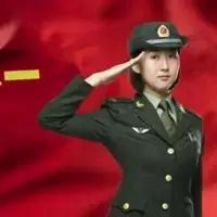 中国女兵头像图片-八一女兵图片帅气头像