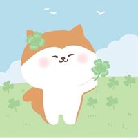 柴犬可爱头像高清卡通_头像柴犬呆萌