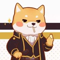 柴犬可爱头像高清卡通_头像柴犬呆萌