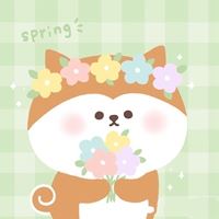 柴犬可爱头像高清卡通_头像柴犬呆萌