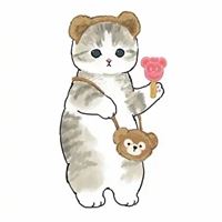 卡通猫咪头像可爱萌萌手绘 手绘猫猫头像