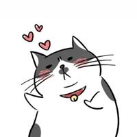 卡通猫咪头像可爱萌萌手绘 手绘猫猫头像