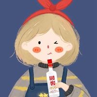 小男孩吸管喝牛奶头像（一个小女孩喝饮料的卡通头像）