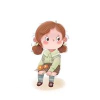 小女生微信头像卡通（微信头像图片卡通小女孩）