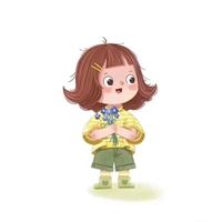 小女生微信头像卡通（微信头像图片卡通小女孩）