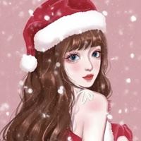 圣诞头像女可爱手绘|圣诞节图片手绘图片卡通