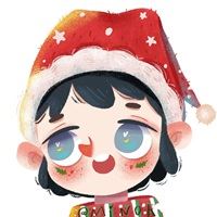 圣诞头像女可爱手绘|圣诞节图片手绘图片卡通