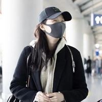 棒球帽女孩头像图片|帽子口罩头像