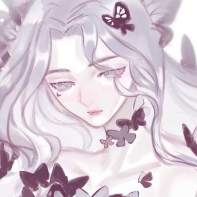 动漫手绘女生头像_卡通手绘女生头像