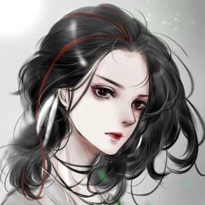 动漫手绘女生头像_卡通手绘女生头像
