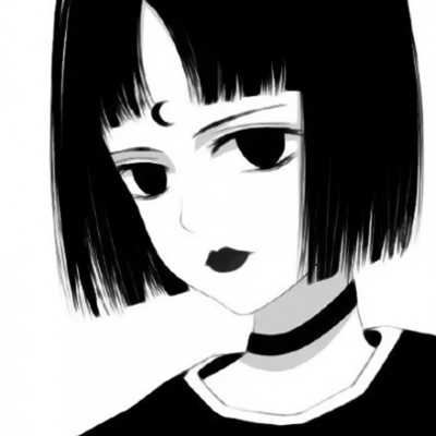 伤感头像女黑白暗系 头像女生暗黑