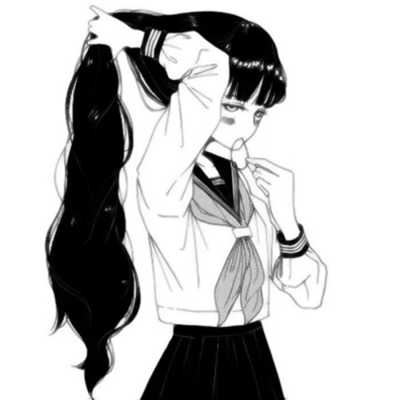 伤感头像女黑白暗系 头像女生暗黑