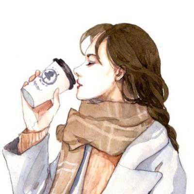 头像女生简单气质手绘|头像极简文艺手绘