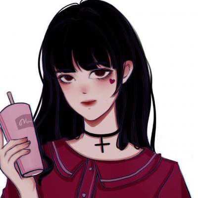 头像女生简单气质手绘|头像极简文艺手绘
