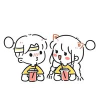 小红书情头可爱卡通|小红书情侣头像一对可爱