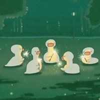 鸭子的生活头像（小鸭子头像卡通图片）