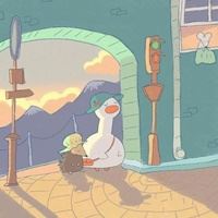 鸭子的生活头像（小鸭子头像卡通图片）