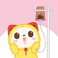 奶茶卡通可爱图片Q版（卡通人物喝奶茶头像）
