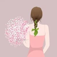 动画女孩头像可爱卡通手绘-卡通小女孩头像超萌手绘