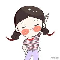 动画女孩头像可爱卡通手绘-卡通小女孩头像超萌手绘