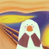 鸭子可爱卡通图头像（可爱鸭子头像简笔画）