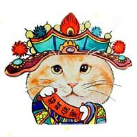 招财猫卡通头像_招财猫系列壁纸