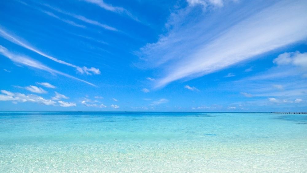 碧海蓝天唯美意境风景壁纸图片