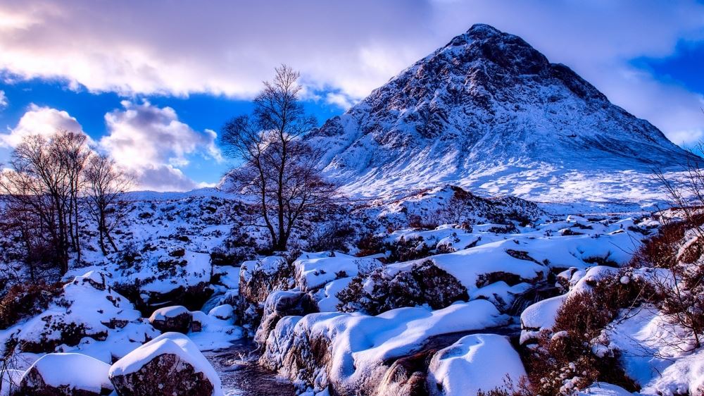 多洛米蒂国家公园高清冬季雪景壁纸图片 可爱美图