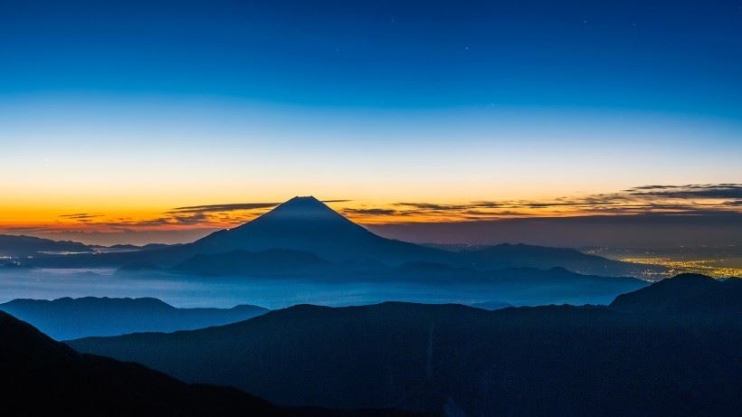 日本富士山自然风景壁纸图片