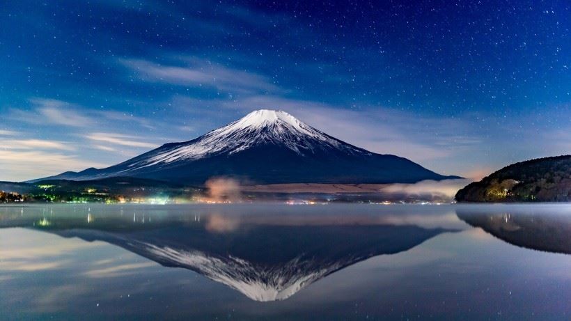 日本富士山自然风景壁纸图片