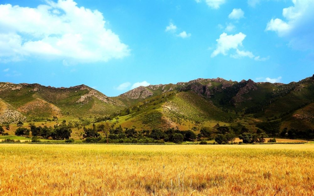 内蒙古克什克腾早秋风景壁纸图片