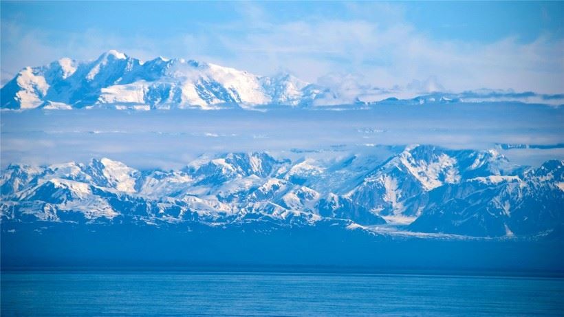 寒冷的冰川自然风景桌面壁纸图片