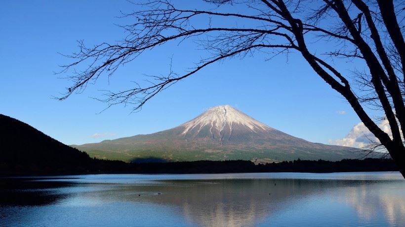 日本富士山自然风景壁纸图片