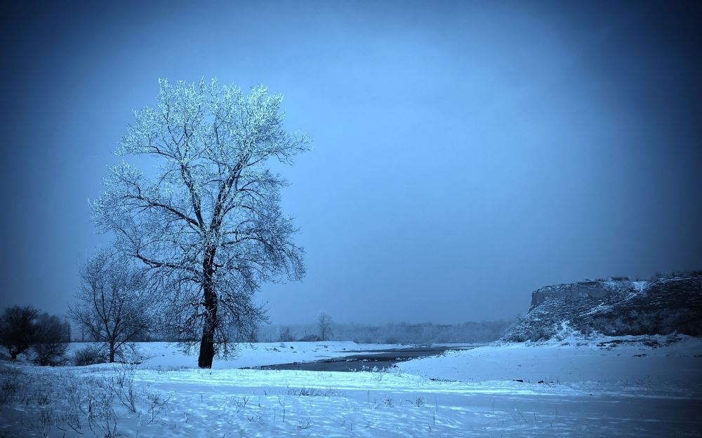唯美雪景高清风景壁纸下载图片
