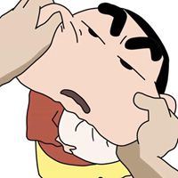 蜡笔小新头被打肿的图片|蜡笔小新打拳击头像