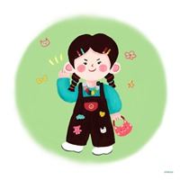 萌萌可爱的头像卡通-头像女可爱卡通呆萌小学生