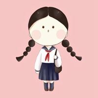 萌萌可爱的头像卡通-头像女可爱卡通呆萌小学生