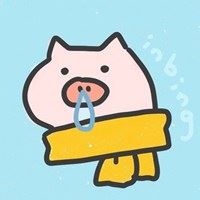 猪猪头像可爱图片卡通|猪头卡通头像可爱